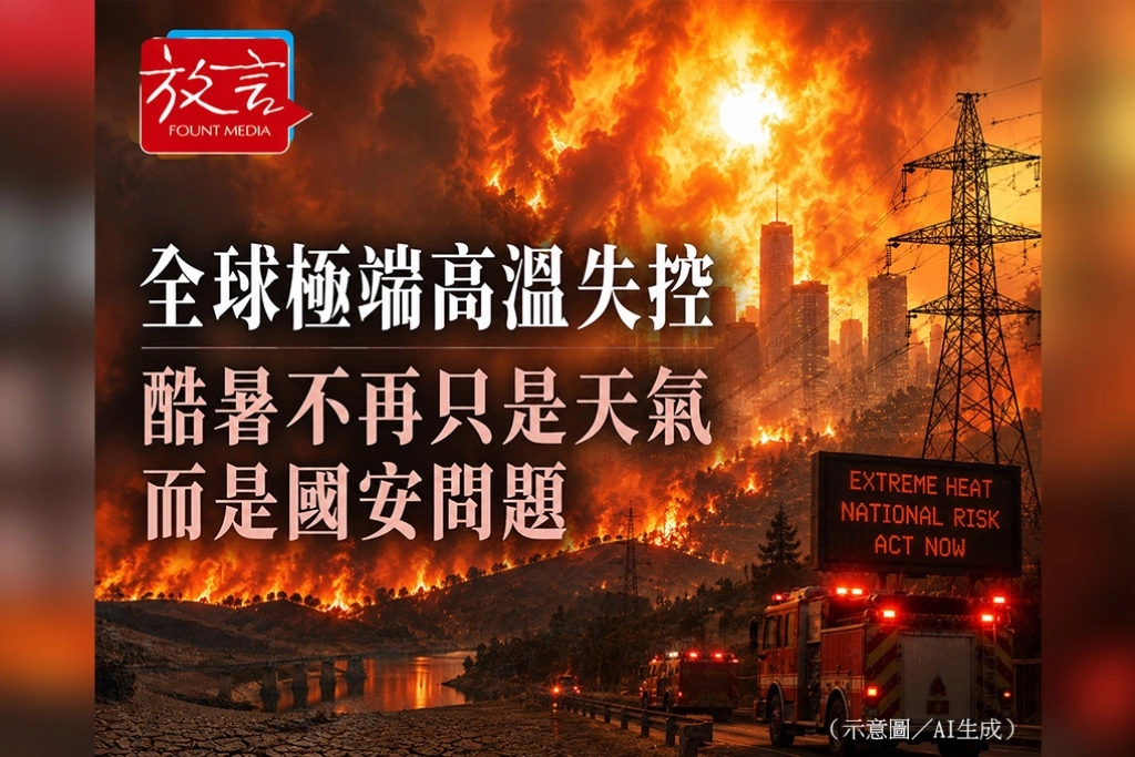 全球極端高溫失控　酷暑不再只是天氣而是國安問題