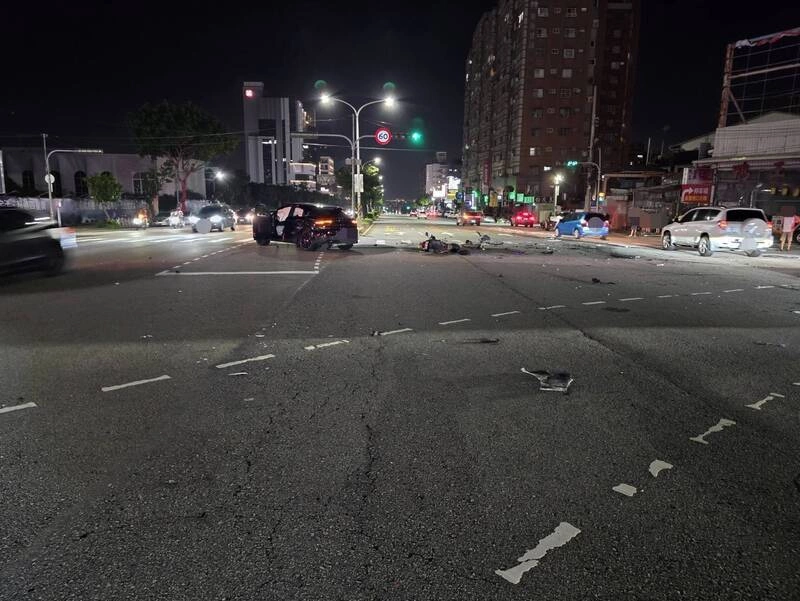 台中沙鹿男子涉酒駕  撞3汽機車致6人受傷