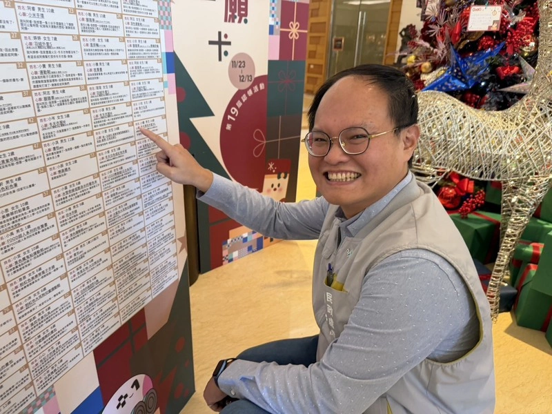 400個夢想與希望  耐斯王子大飯店耶誕心願卡上架