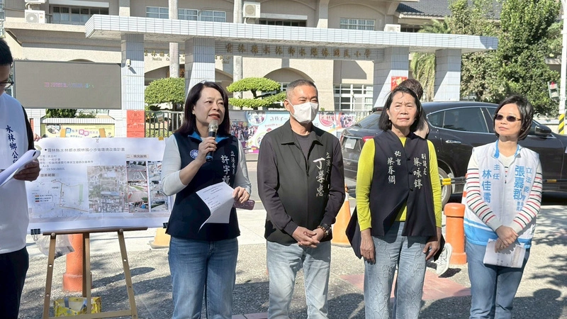 雲林4校人行空間狹窄　許宇甄等人爭取經費改善
