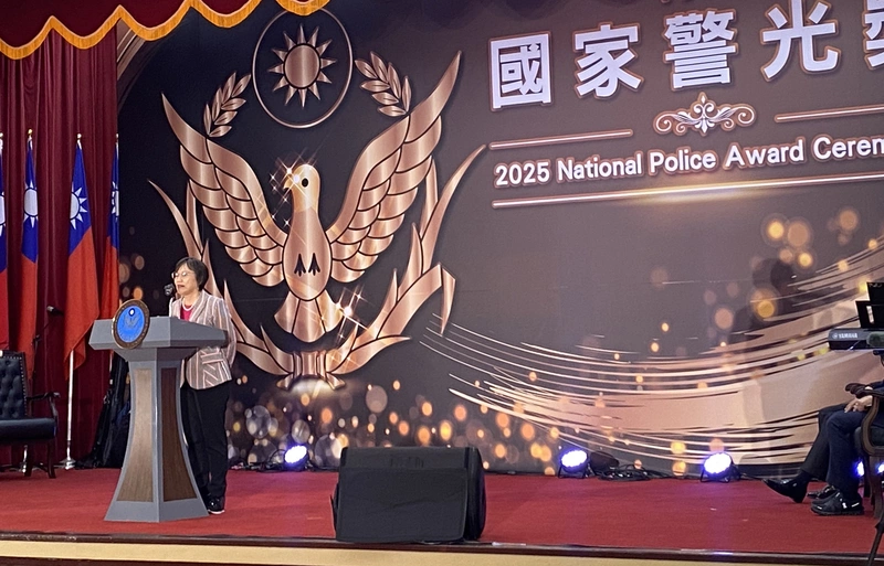 國家警光獎頒獎　劉世芳出席致詞