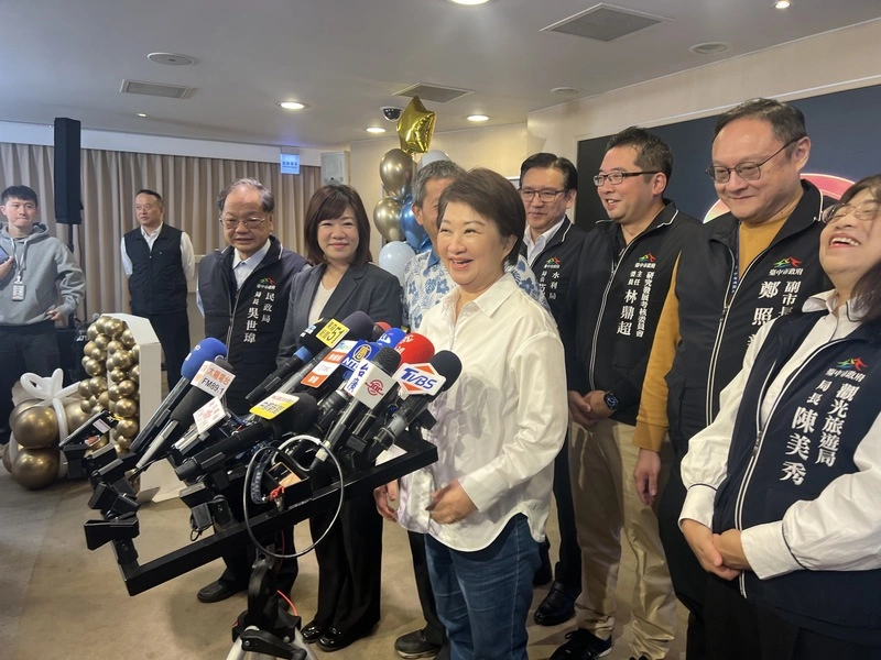 江啟臣宣布參選台中市長　盧秀燕：很好