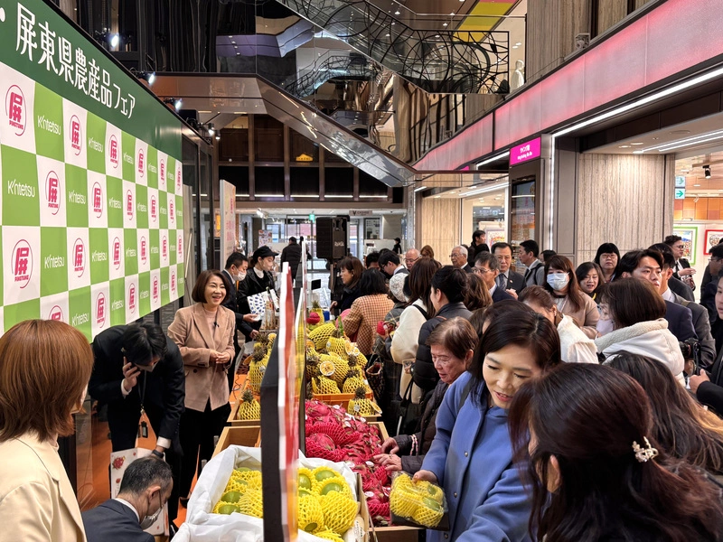 屏東優質農產拓銷日本關西　進駐大阪近鐵百貨通路