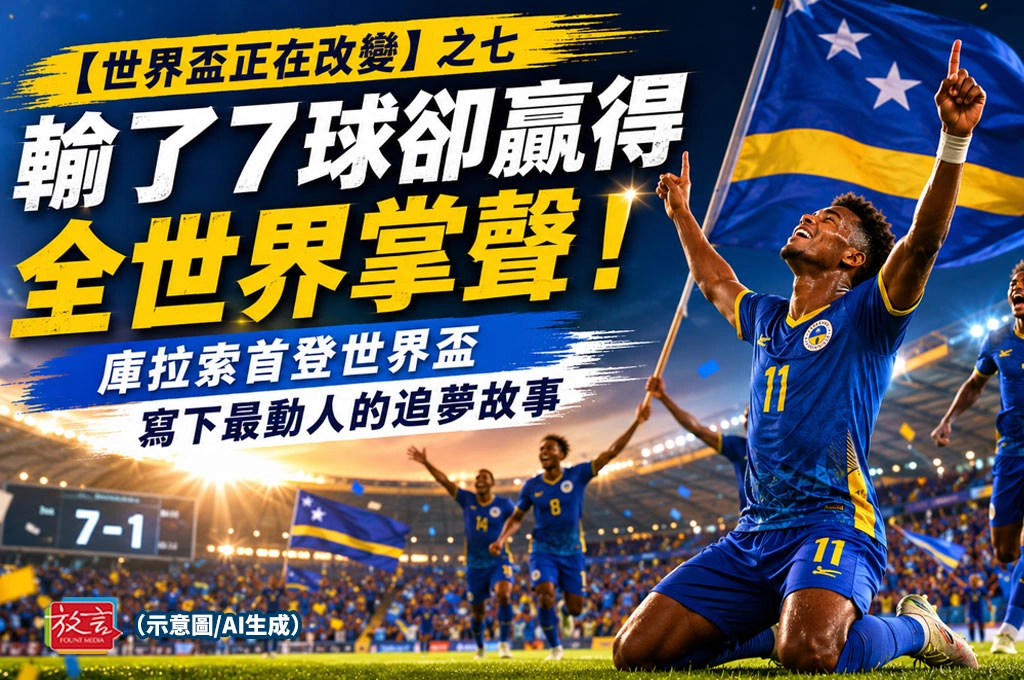 《放. 新聞／世足賽》【世界盃正在改變】之七　輸了7球卻贏得全世界掌聲！庫拉索首登世界盃　寫下最動人的追夢故事