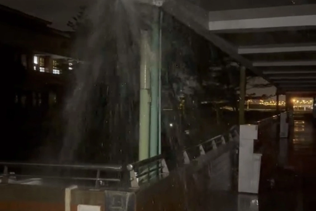 深夜強震新北某國小震後漏水　校工檢修傳意外