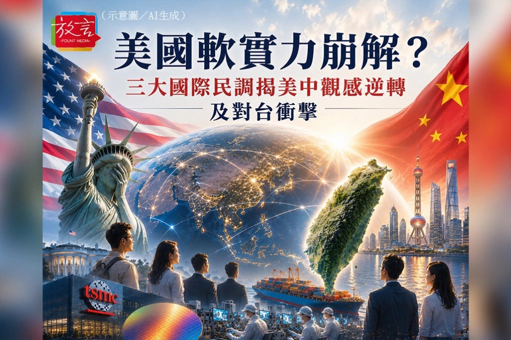 【黃龍直搗】美國軟實力崩解?三大國際民調揭美中觀感逆轉及對台衝擊