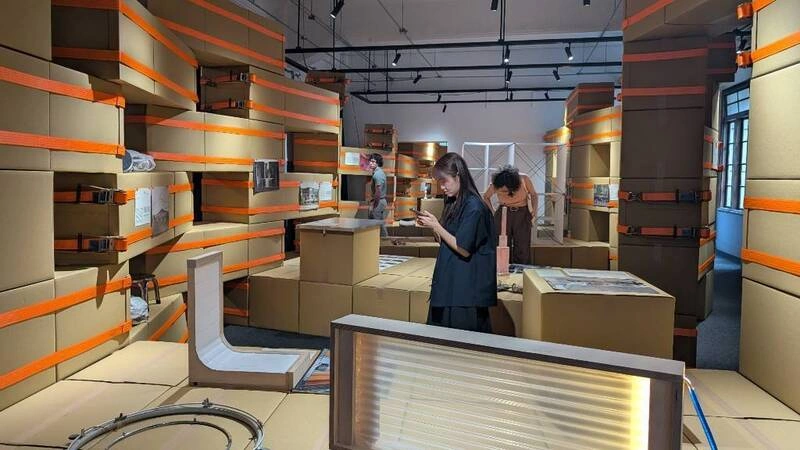 紙箱搭展間　哈佛大學設計學院展覽移師台北