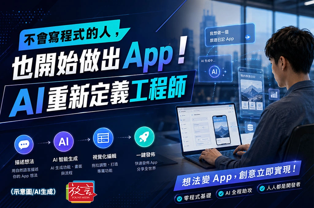 不會寫程式的人，也開始做出App！AI重新定義工程師