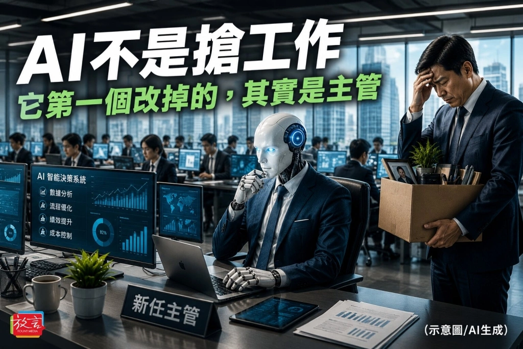 AI不是搶工作！它第一個改掉的，其實是主管