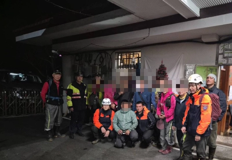 登山隊惠蓀林場迷路　搜救隊協助下山
