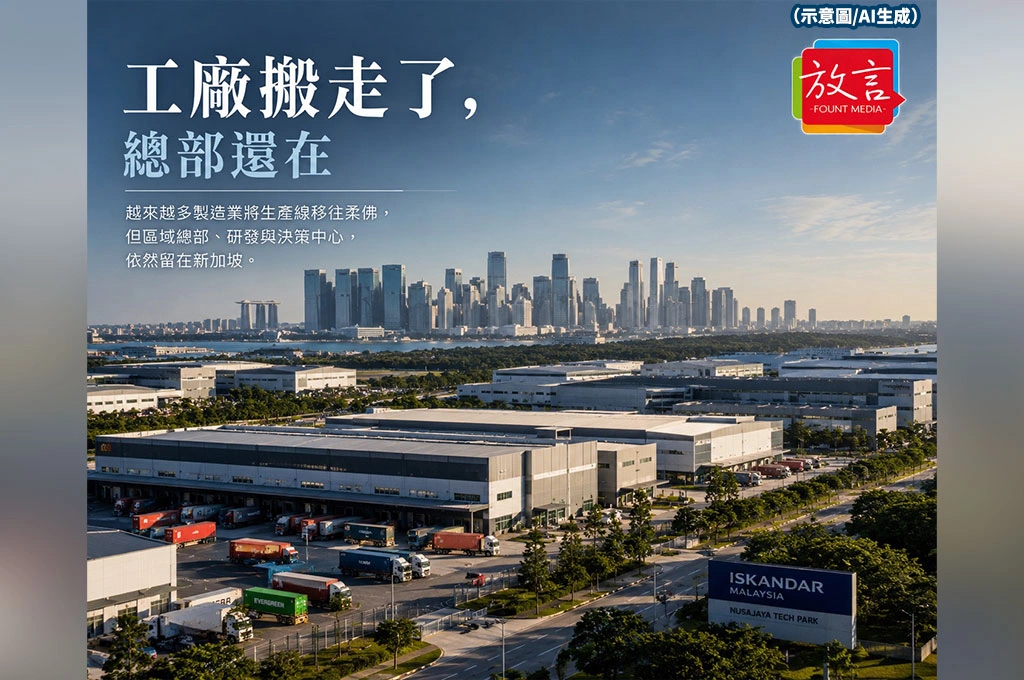 《放. 專題》新加坡的苦楚：當成功變負擔（3之2）/工廠搬走了，總部還在