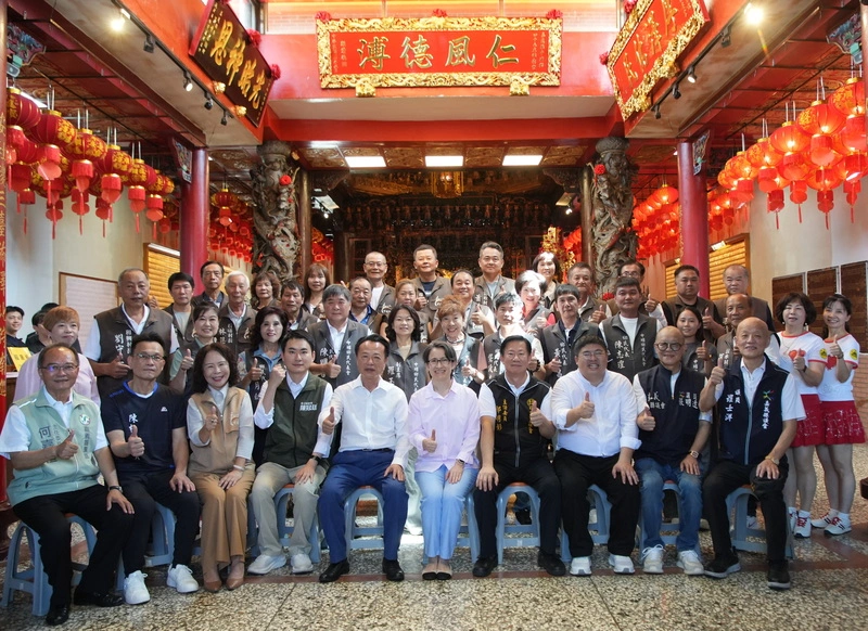 蕭副總統嘉義中埔揭匾  籲立院儘速完成預算審議