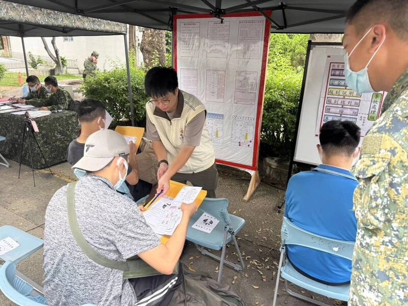 漢光演習8/5登場　南市後輔中心助137旅後備軍人報到