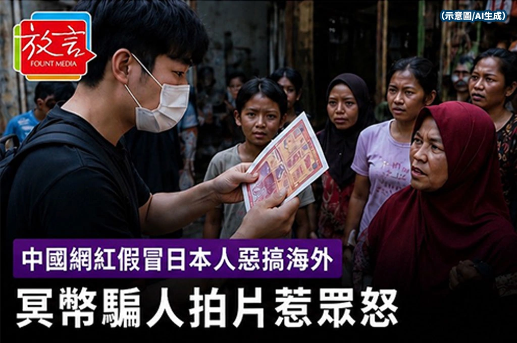 《放. 新聞／世界要聞／中國》中國網紅假冒日本人惡搞海外　冥幣騙人拍片惹眾怒