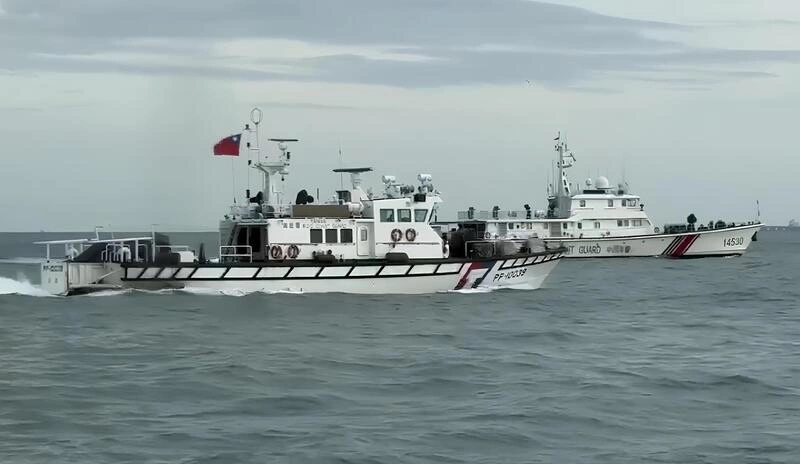 中國海警船闖金門海域　海巡驅離捍衛主權