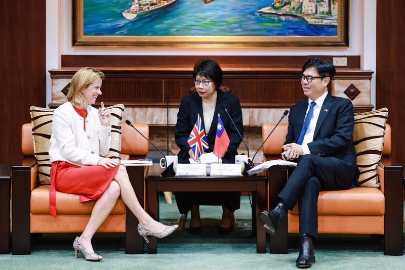 英國駐台代表訪高雄　陳其邁：共推台英城市合作