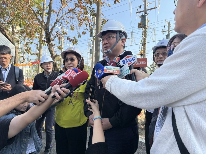 曾文生出席2026台電技能競賽受訪