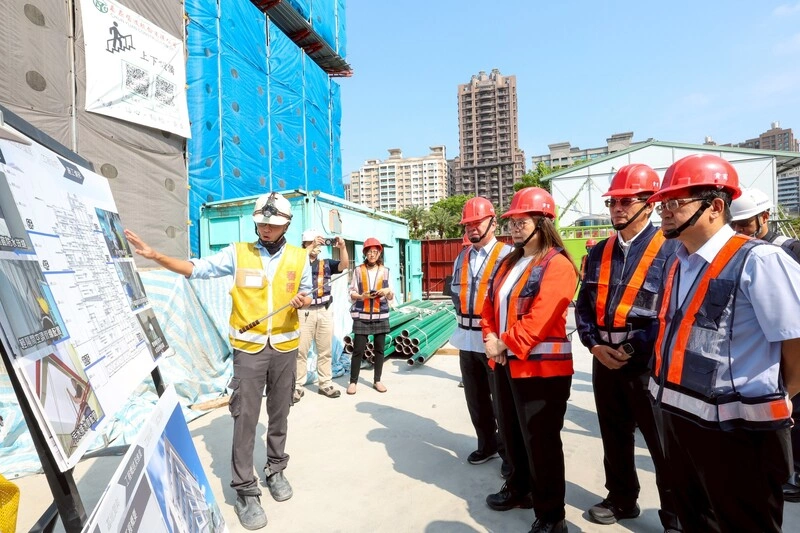 管碧玲視導海委會兩大工程　盼強化國防帶動產業