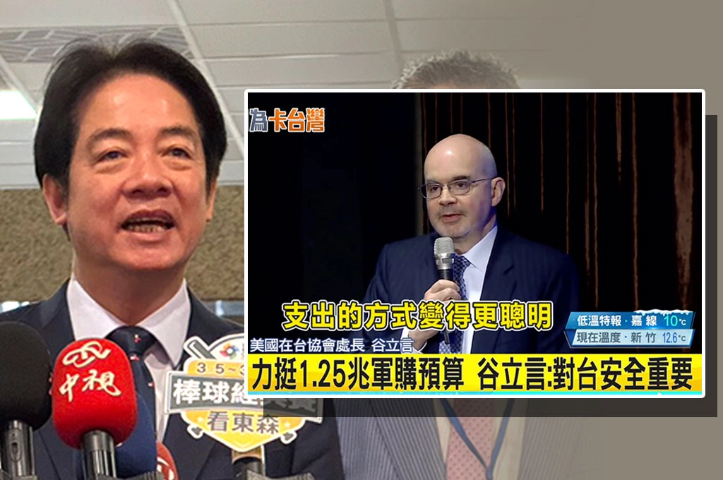 重申谷立言「自由不是免費」！賴清德籲面對中國威脅需通過國防特別預算：在野黨別再擋了