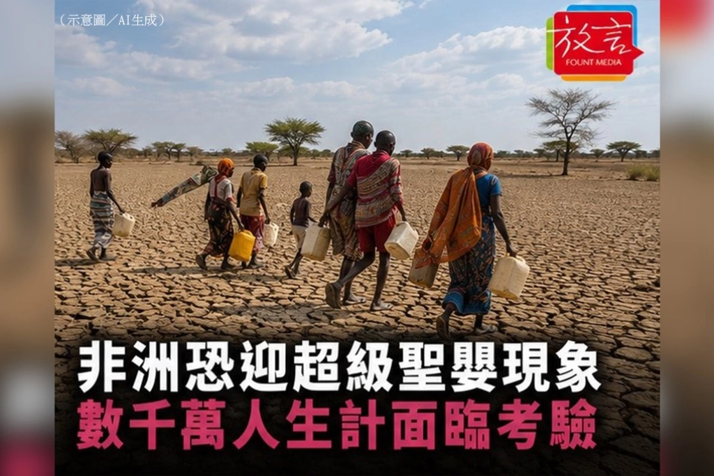 非洲恐迎超級聖嬰現象　數千萬人生計面臨考驗