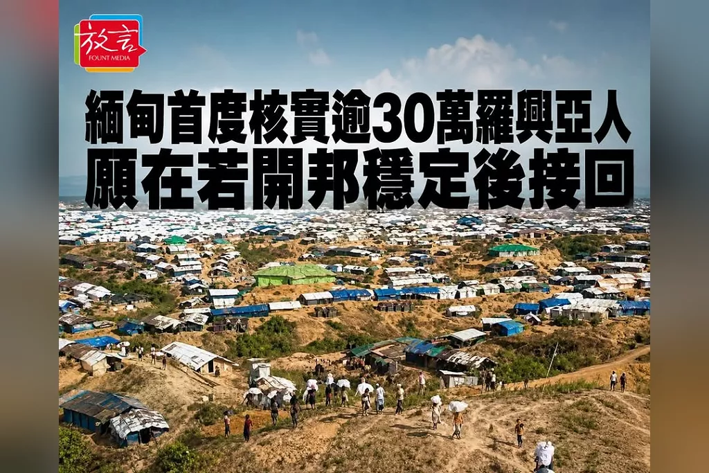 緬甸首度確認逾30萬羅興亞難民原居若開邦！稱安全穩定後願接回　11萬多人仍未獲核實