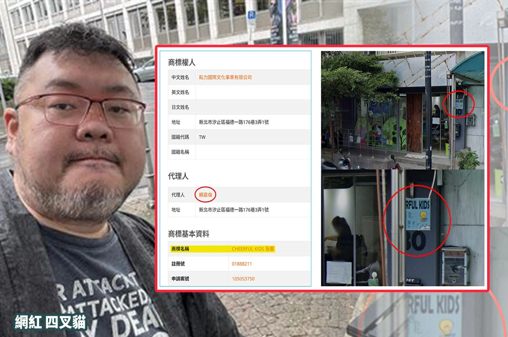 李麗娟安親老師身分曝光！黃國昌躲幕後操控輿論、民調...四叉貓查出「朝聖地址」：商標由賴嘉倫申請