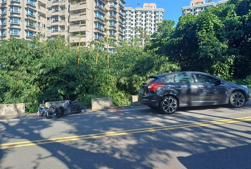 淡水女疑毒駕　逆向撞死機車騎士