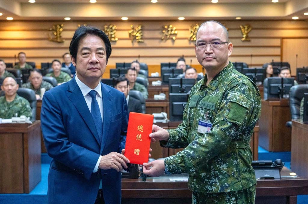 賴清德視察漢光兵推強調「和平不是靠一紙協議、而是防衛實力」：立院應通過七成民意支持的國防預算