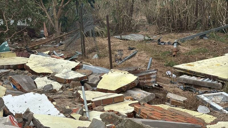 越南西南部林同省　豪雨災情