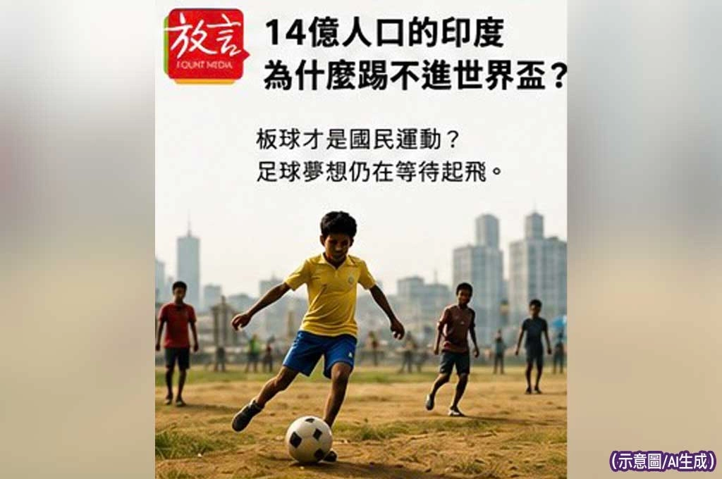 《放．新聞／世足賽》 14億人口的印度　為什麼踢不進世足賽？
