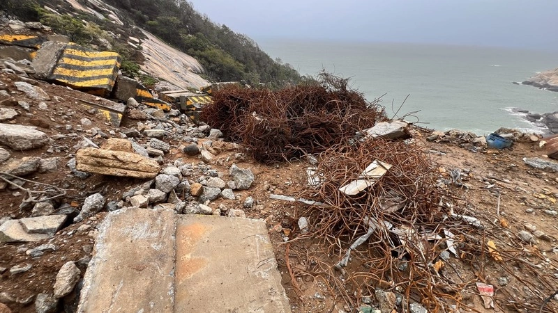 北竿公有山坡地遭堆置廢棄物 檢嚴辦業者20萬交保