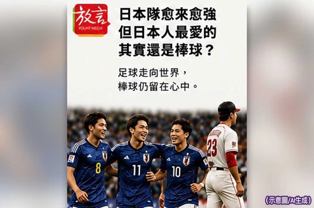 《放．新聞／世足賽》日本隊愈來愈強　但日本人最愛的其實還是棒球？