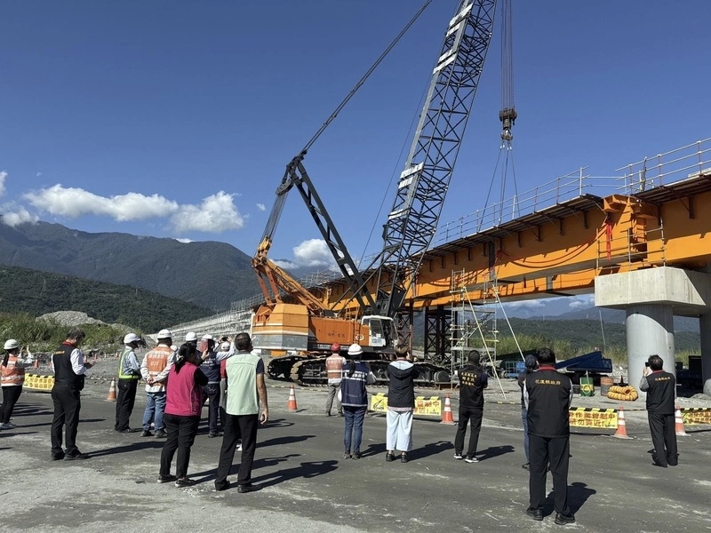 花蓮玉里高寮大橋重建　拚春節前通車