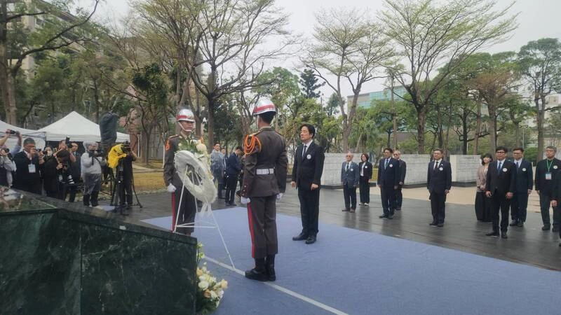 出席228中樞紀念儀式  賴總統：歷史不能重演