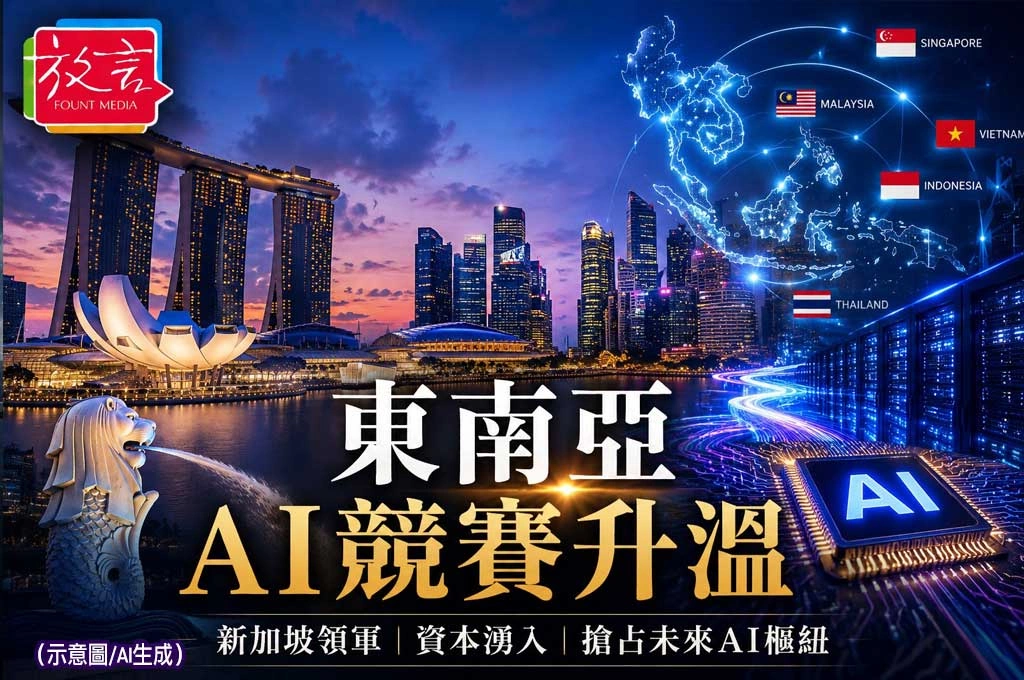 《放. 新聞/世界新聞/新加坡》新加坡加速打造AI樞紐 東南亞科技競賽悄悄升溫