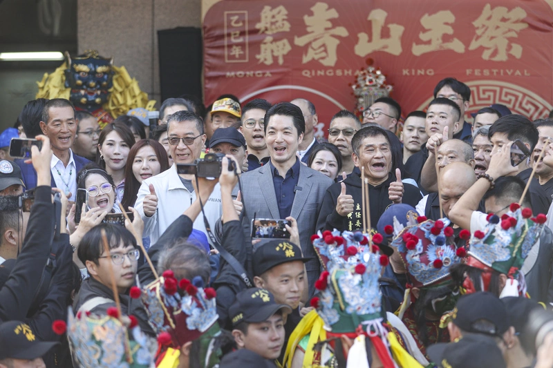 北港媽祖北上遶境　蔣萬安、徐國勇接駕