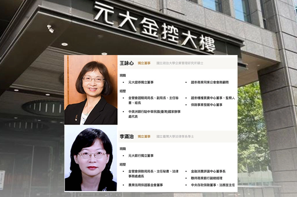 蔡鎮宇怒吼掀開的另一張名單：元大金控2席獨董出身金管會局長，這不是巧合是標配