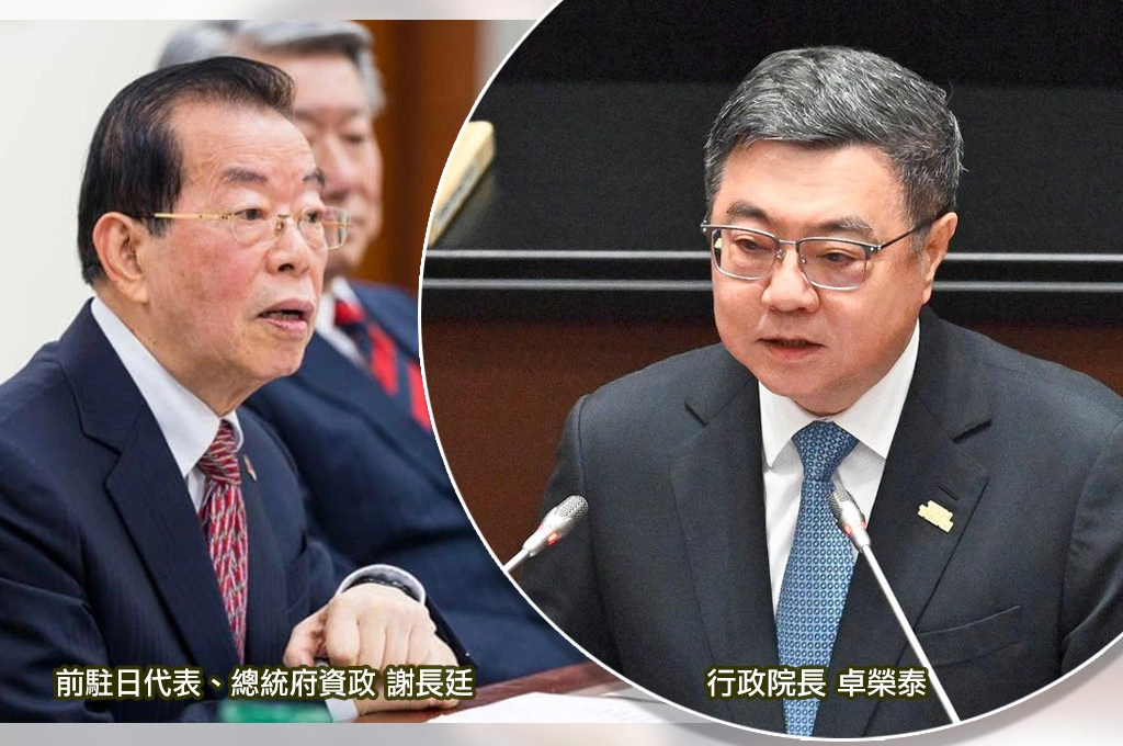 火上澆油？！卓榮泰強調赴日自費、謝長廷卻稱「私人行程進出松指部有什麼不妥？」