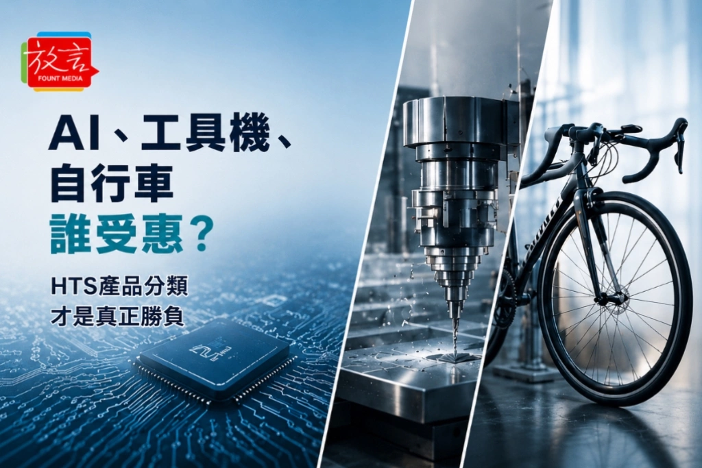 AI、工具機、自行車誰受惠？　HTS產品分類才是真正勝負