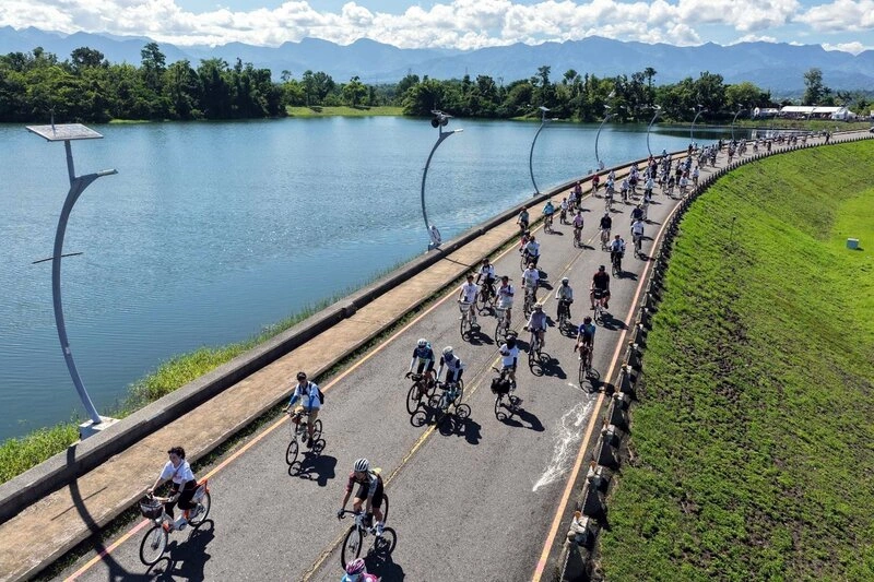 全台車友「來嘉BIKE訪」　揭曉大白熊裝置藝術地圖