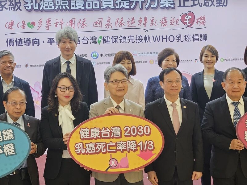 乳癌醫療費用支出第2高 標準化照護破除名醫迷思