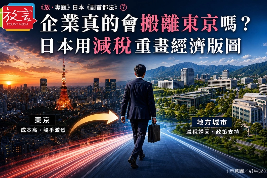 企業真的會搬離東京嗎?日本用減稅重畫經濟版圖