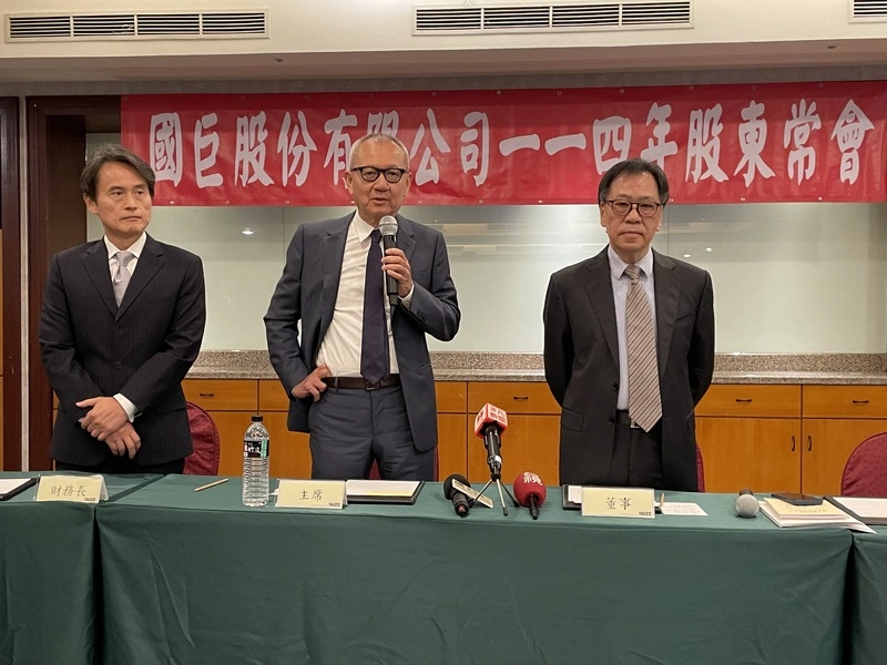 國巨調整經營團隊　陳彥松、洛里尼任共同營運長