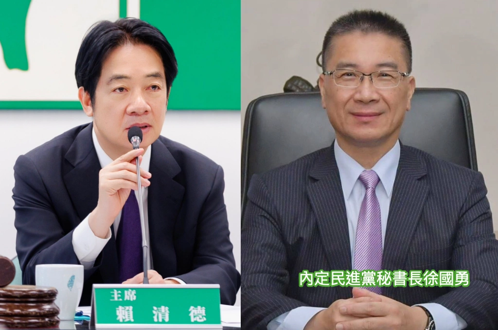 徐國勇出任民進黨秘書長...周玉蔻讚「佈局絕妙、賴清德打出好牌」收納英、蘇系人心:先閉掉王世堅糟蹋賴主席的臭嘴!