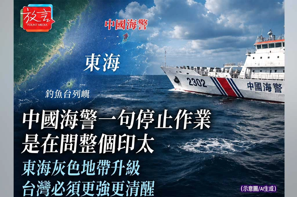 中國海警又在東海逼日本調查船停工！東京只抗議不夠，灰色地帶正在被北京寫規則