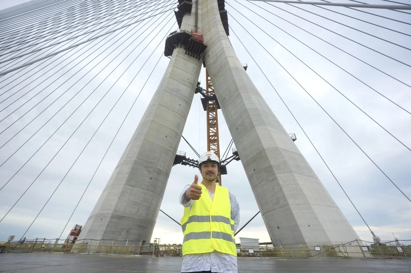 淡江大橋主橋塔模板施作　專訪PERI技術指導平澤純（2）