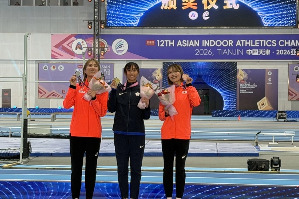 亞洲室內田徑賽張博雅摘金　教練：狀態好不意外