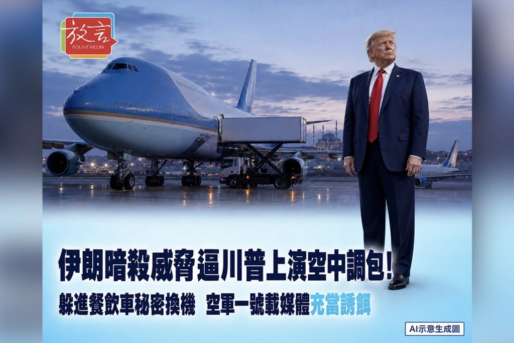 華郵獨家/伊朗暗殺威脅逼川普上演空中調包！躲進餐飲車秘密換機　空軍一號載媒體充當誘餌