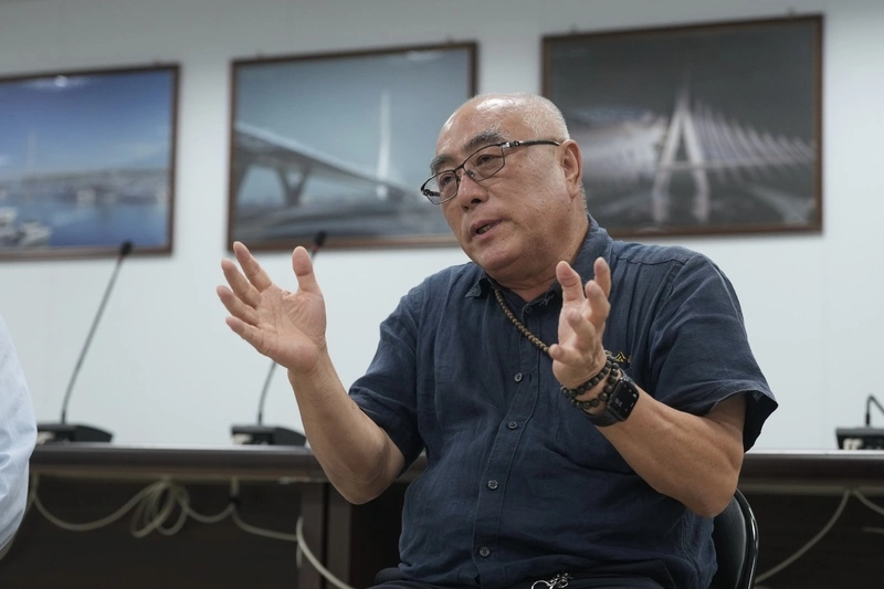 淡江大橋鋼構工程　專訪建山機械董事長張慶成