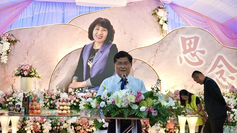 中市議員楊典忠送別亡妻　感念此生相遇是最大幸福